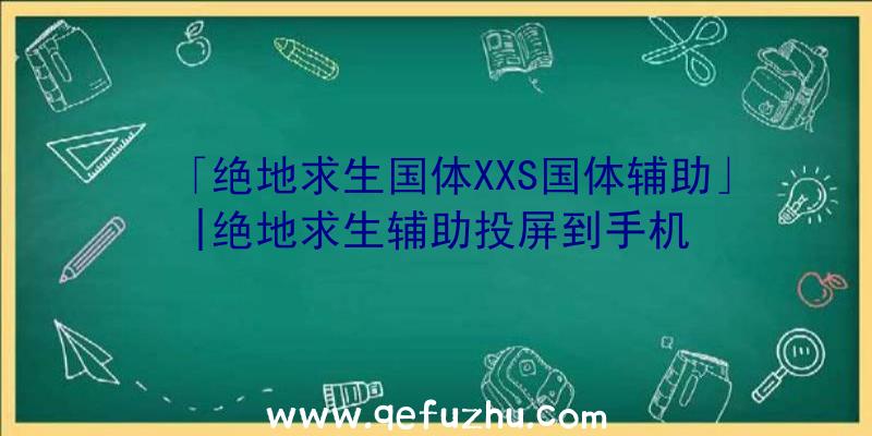 「绝地求生国体XXS国体辅助」|绝地求生辅助投屏到手机